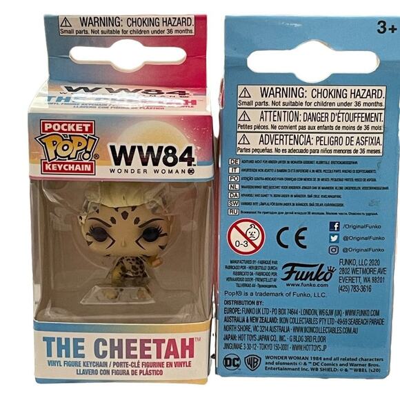 Funko Pocket Pop Keychain The Cheetah Wonder Woman WW84 - Picture 1 of 2